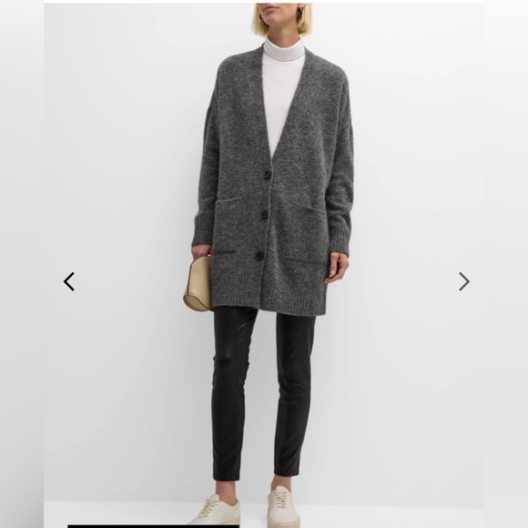 Eileen fisher $395 button down Alpaca knit cardigan size XL - Picture 1 of 10